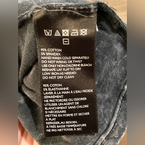 Urban outfitters Sparkle & Fade Acid-Wash Flounce-Hem Skirt small Anthropologie - Picture 3 of 8